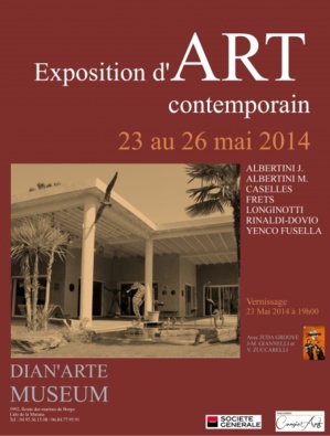Exposition d'art contemporain du 23 au 26 mai au Dian'Arte Museum