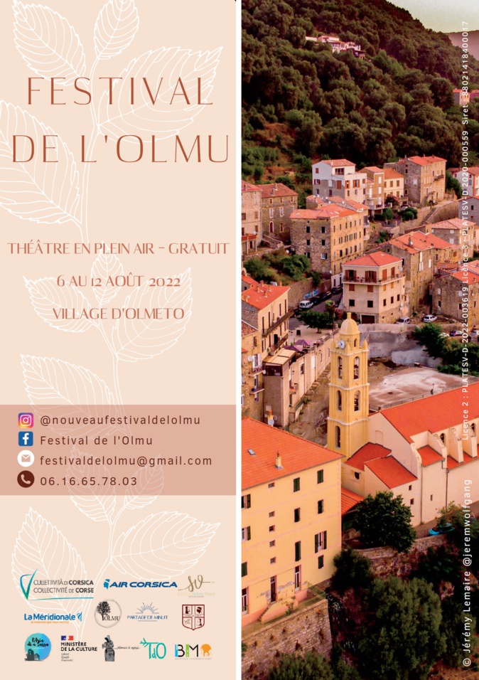 Olmeto : C'est parti pour la 5ème édition du Festival de l'Olmu Olmeto : C'est parti pour la 5ème édition du Festival de l'Olmu