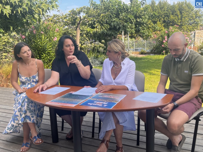 Angéle Bastiani et Alexandra Escobar Santini ont présenté le programme des festivités Angéle Bastiani et Alexandra Escobar Santini ont présenté le programme des festivités