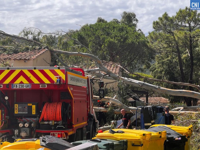 Intempéries : les campings de Corse-du-Sud évacués Intempéries : les campings de Corse-du-Sud évacués