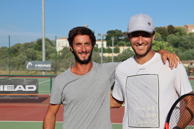 Ludwig Pellerin (à droite) a du batailler pour s'imposer face à Damien Raiola Ludwig Pellerin (à droite) a du batailler pour s'imposer face à Damien Raiola