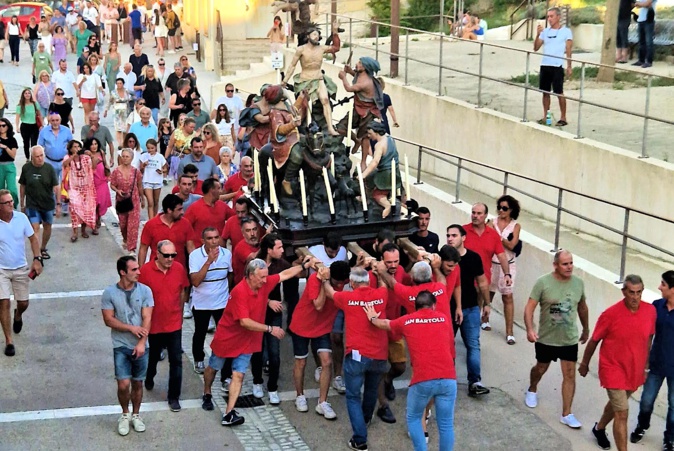 San Bartolu&nbsp;: à Bonifacio, le 24 août, la foi pèse plus de 800 kg !  (Photo François Canonici)