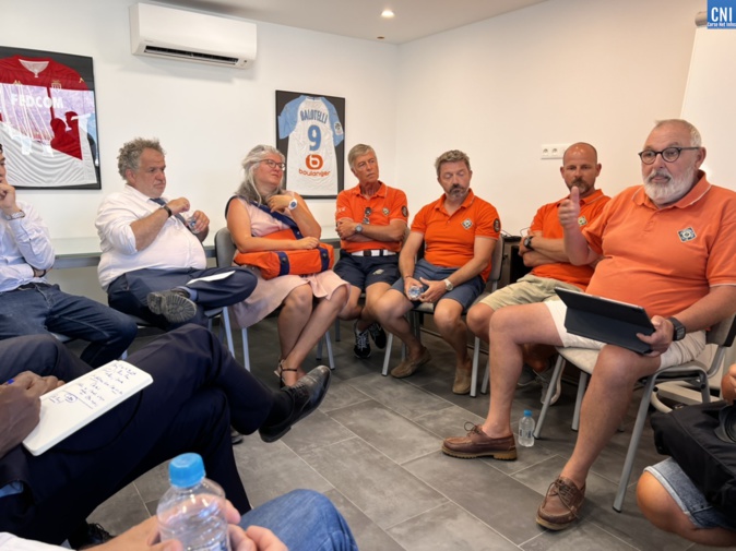 Hervé Berville à la rencontre de la SNSM de Calvi Hervé Berville à la rencontre de la SNSM de Calvi