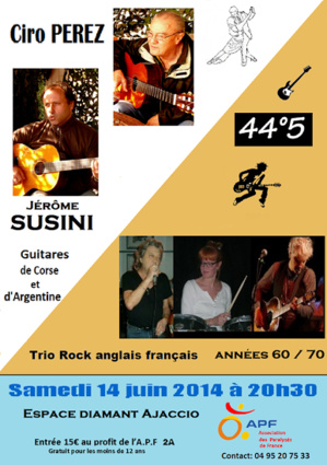 Tango et blues à l'affiche d'une soirée au profit de l'APF à l'Espace Diamant Tango et blues à l'affiche d'une soirée au profit de l'APF à l'Espace Diamant