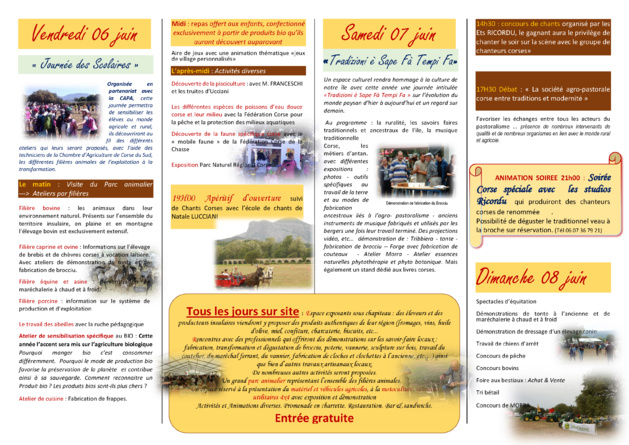 Fiera di a Gravona : Lorsque les chemins de la naturopathie croisent ceux des bergers…