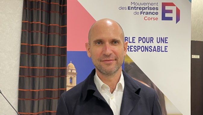 Jean-Louis Albertini a été élu président du Medef Corse en janvier 2022. Photo CNI Jean-Louis Albertini a été élu président du Medef Corse en janvier 2022. Photo CNI