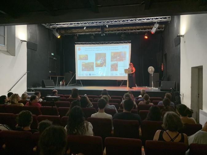 Françoise Huguet, directrice d'OPRA, a présenté ce mardi soir les deux projets innovants d’OPRA. Françoise Huguet, directrice d'OPRA, a présenté ce mardi soir les deux projets innovants d’OPRA.
