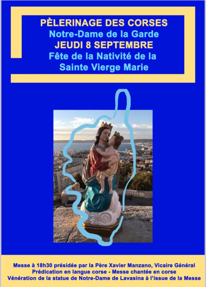 Nativité de la Vierge Marie : les fidèles de Corse et de Marseille unis dans la prière Nativité de la Vierge Marie : les fidèles de Corse et de Marseille unis dans la prière