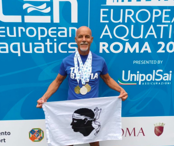 Abed Ouadah : Champion d'Europe sur 100 et 200 Nage Libre et Vice-Champion d'Europe sur 50NL.