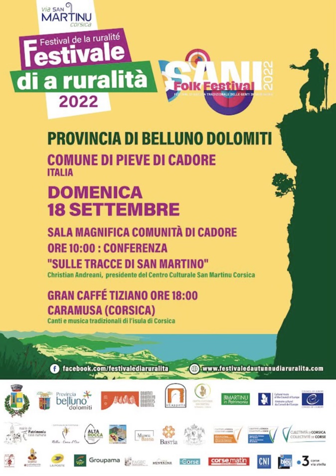 A Via San Martinu : U Festivale di a ruralità prend ses marques dans les Dolomites en Italie