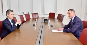 Gérald Darmanin et Gilles Simeoni en mars dernier à Aiacciu. Gérald Darmanin et Gilles Simeoni en mars dernier à Aiacciu.