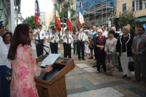 Cérémonie pour André Giusti et Jules Mondoloni à Ajaccio