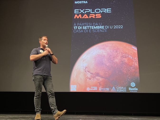 Salle comble à Bastia pour la conférence de Thomas Pesquet Salle comble à Bastia pour la conférence de Thomas Pesquet
