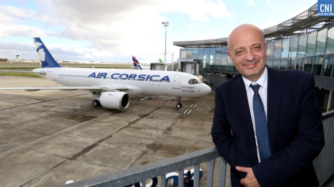 Luc Bereni, président du directoire de la compagnie aérienne Air Corsica. Photo d'archives CNI