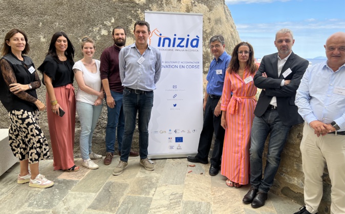 Quelques-uns des participants à l'événement de clôture du projet européen Francia Italia Start2 Quelques-uns des participants à l'événement de clôture du projet européen Francia Italia Start2