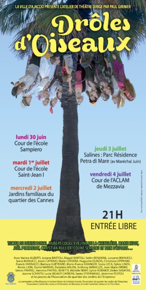 Le théâtre revient dans les quartiers d'Ajaccio Le théâtre revient dans les quartiers d'Ajaccio