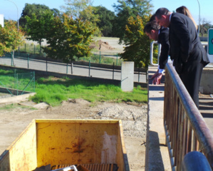 La première benne a été installée au mois d'Octobre à Folelli La première benne a été installée au mois d'Octobre à Folelli