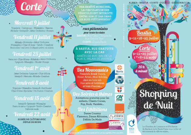 Bastia se met à l'heure du Shopping de nuit Bastia se met à l'heure du Shopping de nuit