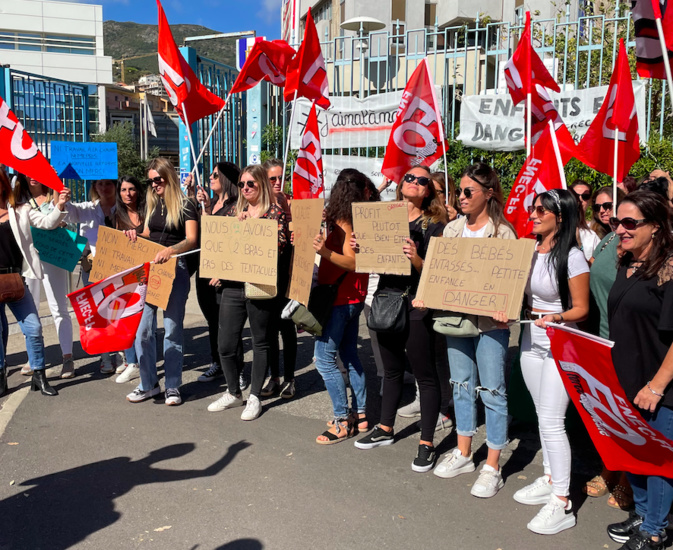 Grève des professionnels de la petite enfance : 6 crèches fermées ce jeudi à Ajaccio Grève des professionnels de la petite enfance : 6 crèches fermées ce jeudi à Ajaccio