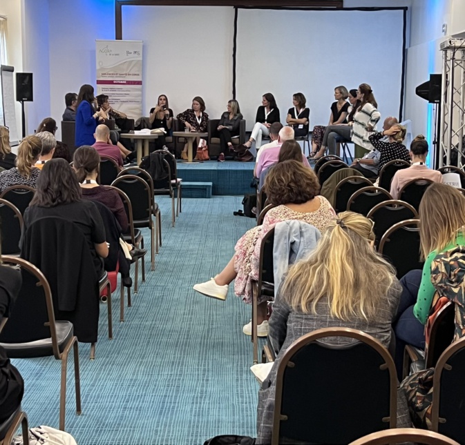Une des conférences qui ont eu lieu pendant l’Agora de la santé organisée à Ajaccio par l’ARS Une des conférences qui ont eu lieu pendant l’Agora de la santé organisée à Ajaccio par l’ARS