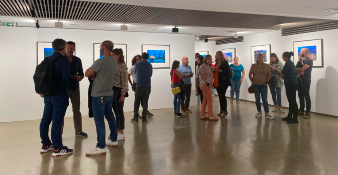Beaucoup de monde pour l'inauguration de l'exposition Beaucoup de monde pour l'inauguration de l'exposition