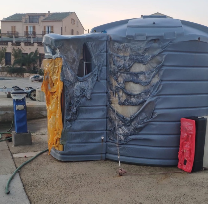 La citerne de fioul (Document CNI) La citerne de fioul (Document CNI)