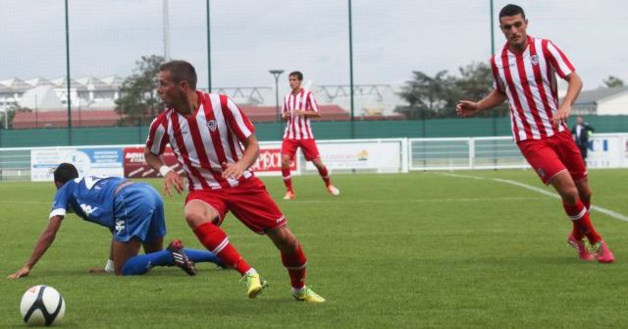 Lesoimier et Fauvergue face à Colomiers (ritrattu : ac-ajaccio.com) Lesoimier et Fauvergue face à Colomiers (ritrattu : ac-ajaccio.com)