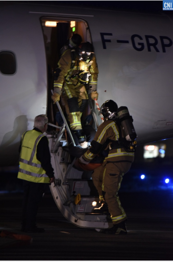 EN IMAGES - L'impressionnante simulation d'un crash d'avion à l’aéroport de Calvi EN IMAGES - L'impressionnante simulation d'un crash d'avion à l’aéroport de Calvi