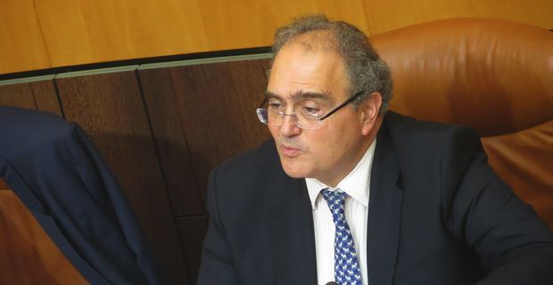 Paul Giacobbi, président du Conseil Exécutif de l'Assemblée de Corse.