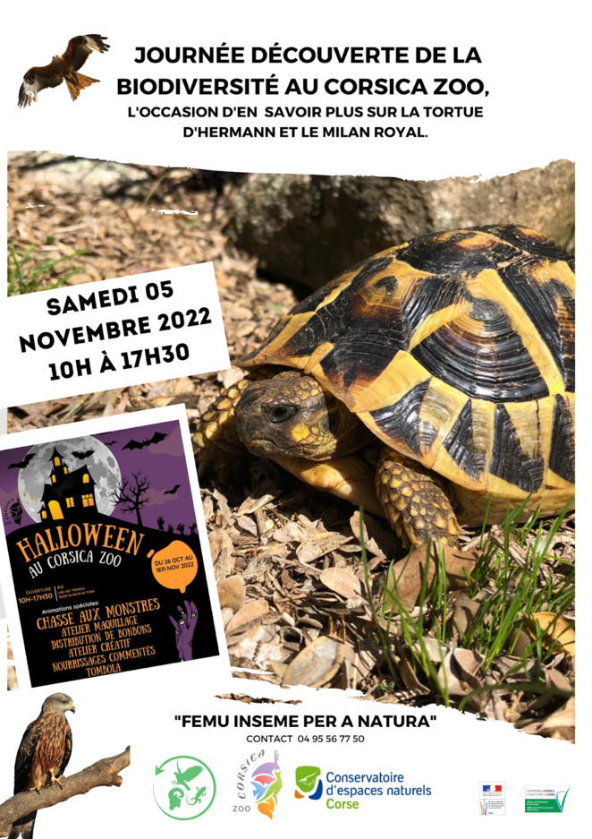 journée de la biodiversité au Corsica Zoo le 5 novembre