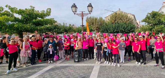 Succès pour la Marche rose de Saint-Florent
