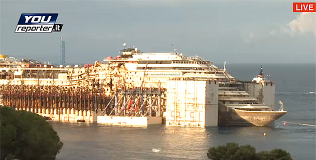 Suivez l'évolution du Costa Concordia Suivez l'évolution du Costa Concordia