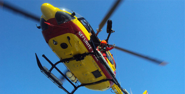 Porto : Les sauveteurs… sauvés par l'hélicoptère de la Sécurité civile