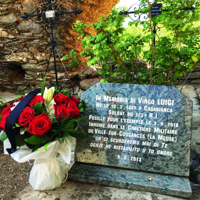 Grande Guerre : Pour que Virgo Luigi, "fusillé pour l’exemple", puisse enfin reposer à Casabianca