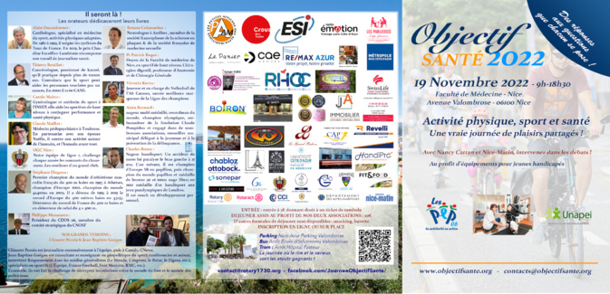 Salon objectif santé du Rotary du Sud-Est : "Mens sana in corpore sano" Salon objectif santé du Rotary du Sud-Est : "Mens sana in corpore sano"