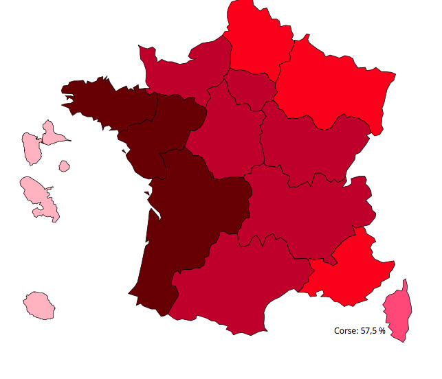 En Corse, l'abstention aux élections continue de grimper, alerte l'Insee