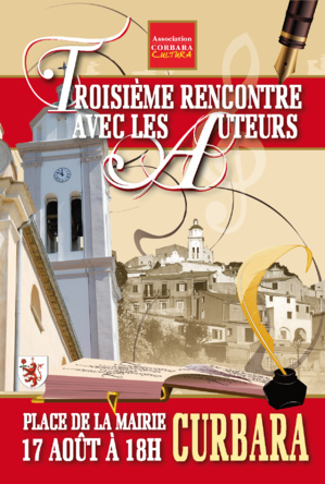 Corbara Cultura : Troisième rencontre avec les auteurs Corbara Cultura : Troisième rencontre avec les auteurs
