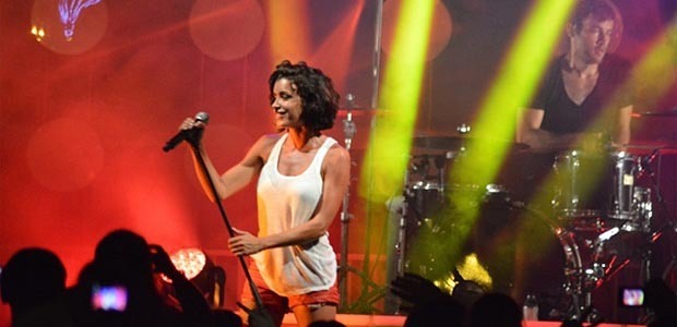 Jenifer en Août 2013 lors de son concert à Ajaccio