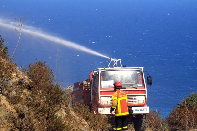 L'incendie d'Occiglioni fixé. Bilan provisoire  : 14 hectares
