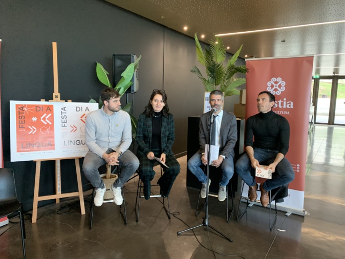 Alex Negroni, Sylvie Casalta, Lisandru De Zerbi et Rumanu Giorgi ont présenté ce mercredi à l'Alb'Oru, la 7ème édition d'A Festa di a lingua
