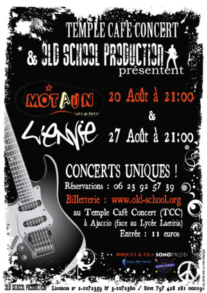 "Motaun" et "L’Envie" au Temple Café-Concert "Motaun" et "L’Envie" au Temple Café-Concert