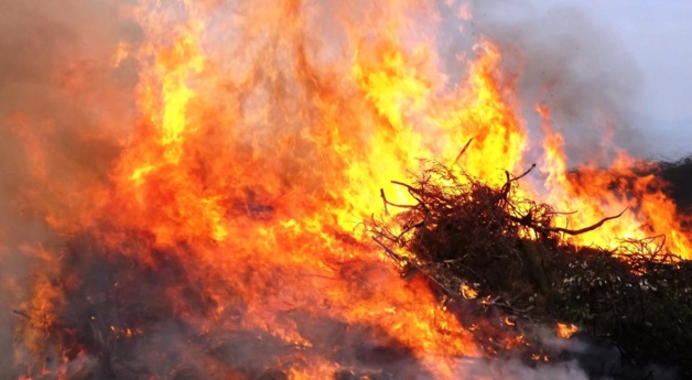 Feu de Calenzana : Un pompier blessé et de gros moyens engagés Feu de Calenzana : Un pompier blessé et de gros moyens engagés