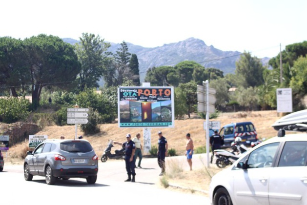 route de Marsolinu coupée route de Marsolinu coupée