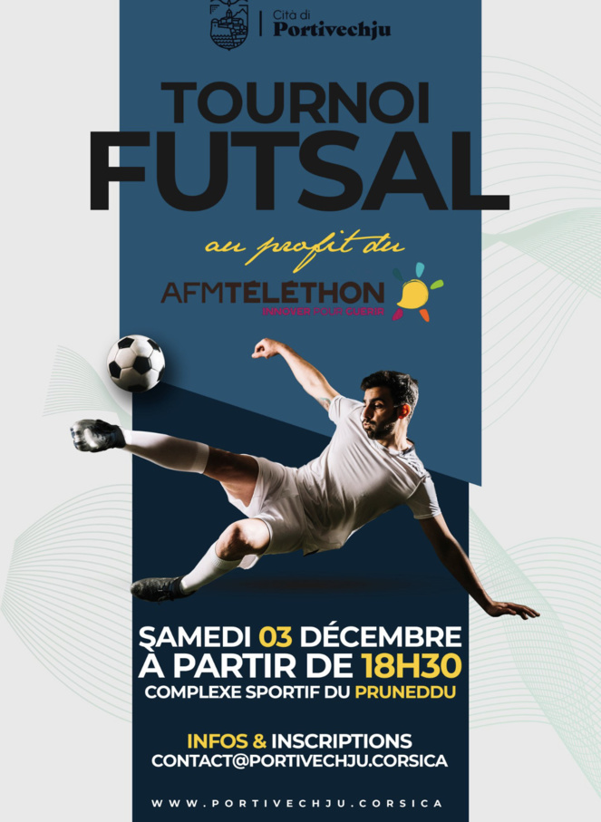 Portivechju : Un tournoi de Futsal au profit du Téléthon