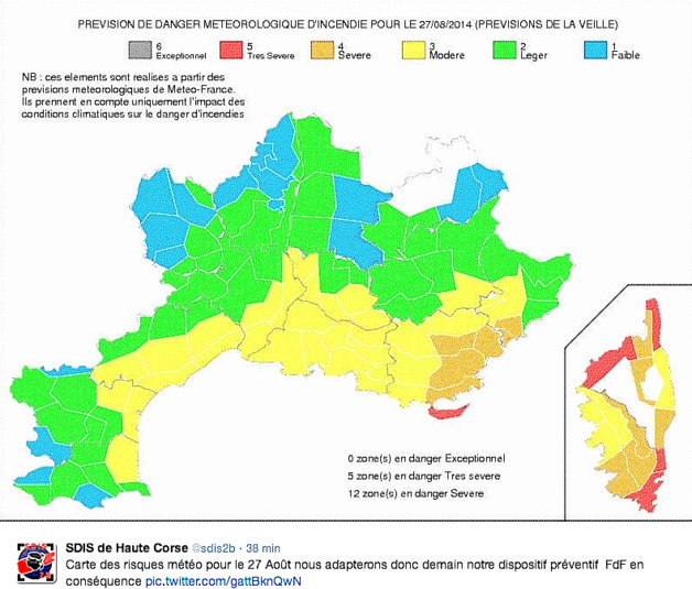 Nouveau coup de vent attendu sur la Haute-Corse Nouveau coup de vent attendu sur la Haute-Corse