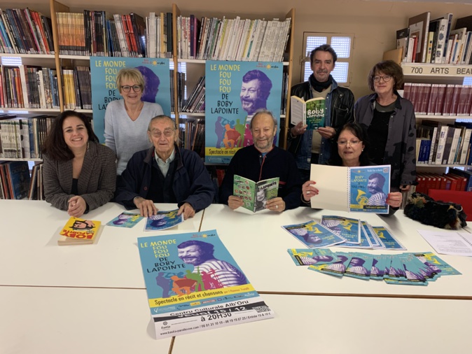 Présentation à la Blbilothèque centrale de Bastia des spectacles en hommage à Boby Lapointe. Présentation à la Blbilothèque centrale de Bastia des spectacles en hommage à Boby Lapointe.