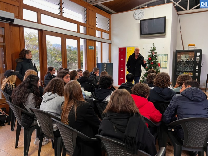 Olivier Bianconi a également animé plusieurs conférences destinées aux jeunes publics Olivier Bianconi a également animé plusieurs conférences destinées aux jeunes publics