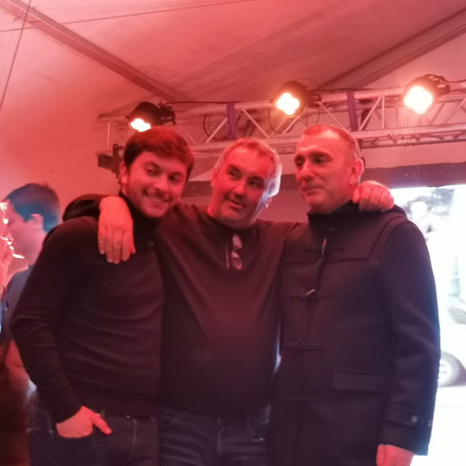 Pascal Zagnoli, succède à Jean-Christophe Angelini. Au milieu Léon Giacomoni Pascal Zagnoli, succède à Jean-Christophe Angelini. Au milieu Léon Giacomoni