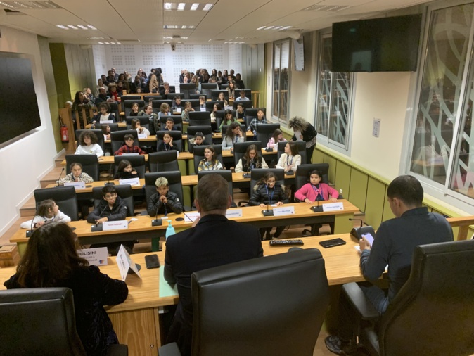 Bastia a installé son conseil municipal des enfants Bastia a installé son conseil municipal des enfants