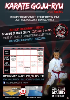 karate goju-ryu: Reprise à Borgo karate goju-ryu: Reprise à Borgo